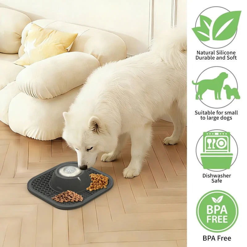 Pet Liquid Non-Slip Bone Broth Dog Licking Bowl